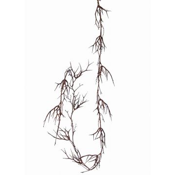 Artificial christ thorns garland RUPERT, brown, 6ft/180cm