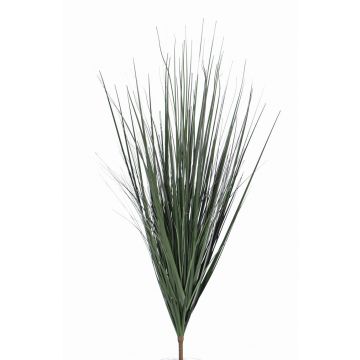 Artificial sedge grass DUSTY, on spike, hardly flammable, green, 28"/70cm