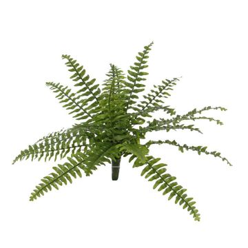 Fake Boston fern SASCHA on spike, crossdoor, green, 10"/25cm, Ø20"/50cm