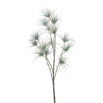 Plastic tillandsia stricta branch MONDRIAN, green-grey, 26"/65cm