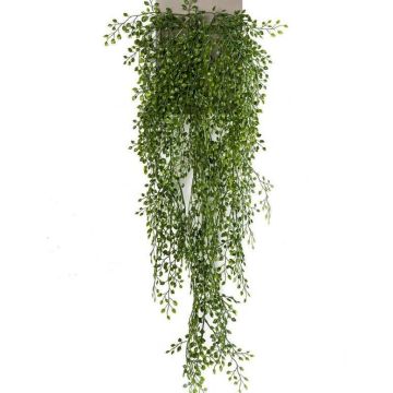 Artificial jasmine hanging plant AZAHARA on spike, green, 31"/80cm