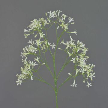 Artificial saxifrage BOUZA with flowers, cream, 26"/65cm