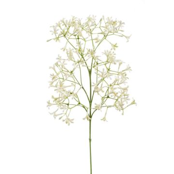 Artificial saxifrage BOUZA with flowers, cream, 26"/65cm