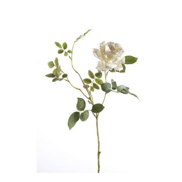 Silk rose spray BEATA, cream, 30"/75cm