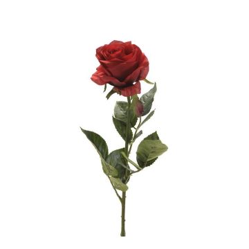 Artificial rose BRINA, red, 28"/70cm