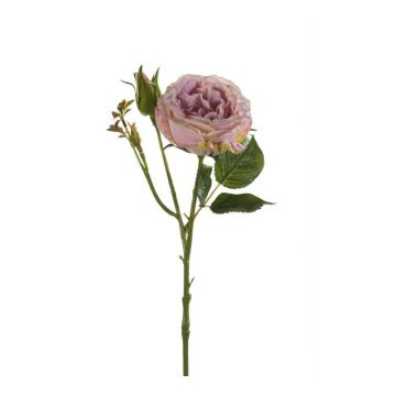Silk rose CESCA, light violet, 16"/40cm