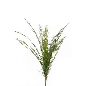 Artificial sword fern GARIBALDI on spike, green, 24"/60cm