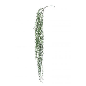Artificial Senecio hanging plant AREQUIPA on spike, green, 3ft/95cm