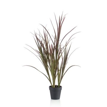 Artificial reed grass MYRNA, crossdoor, burgundy, 3ft/90cm