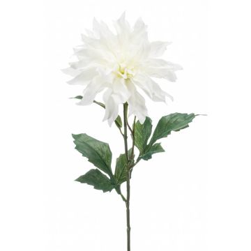 Artificial flower dahlia CINTHIA, white, 24"/60cm
