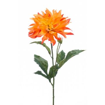 Artificial flower dahlia CINTHIA, orange, 24"/60cm