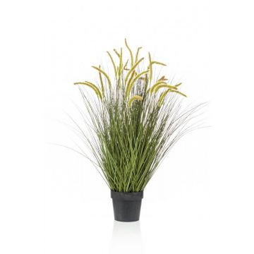 Artificial foxtail grass CAREL with panicles, green, 3ft/100cm