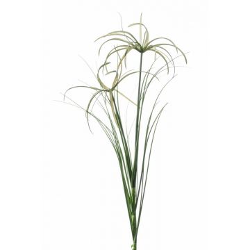 Artificial Cyperus PAPHOS on spike, green, 26"/65cm