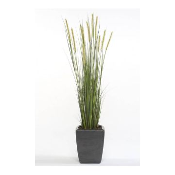 Artificial foxtail grass ANAELLA with panicles, green, 3ft/90cm