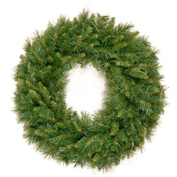 Artificial fir wreath EDINBURGH, green, Ø18"/45cm