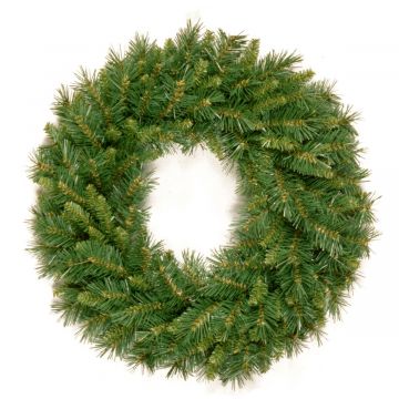 Artificial fir wreath EDINBURGH, green, Ø24"/60cm