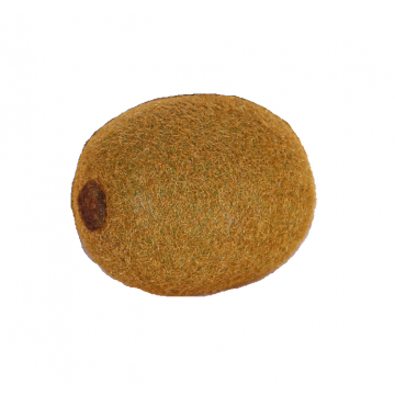 Artificial kiwi GIANNO, brown-green, 2.4"/6cm, Ø1.6"/4cm