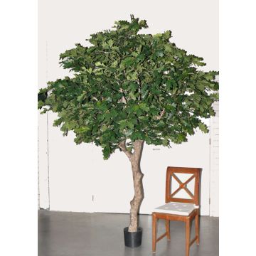 Artificial oak tree AKAMARU, fake trunk, with acorns, 8ft/240 cm