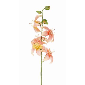 Artificial tiger lily ASHANTI, light pink, 26"/65cm, Ø3.1"/8cm