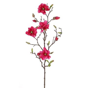 Artificial magnolia MARGA, pink, 31"/80cm, Ø2.4"-3.1"/6-8cm