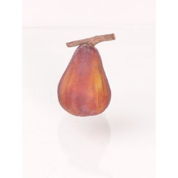 Artificial pear GRISU, red-yellow, 2.2"/5,5cm