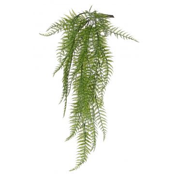 Artificial deer fern hanging plant OLLIE, spike, crossdoor, green, 28"/70cm
