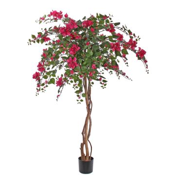 Artificial bougainvillea OFRA, real stems, flowers, crossdoor, pink, 6ft/180cm