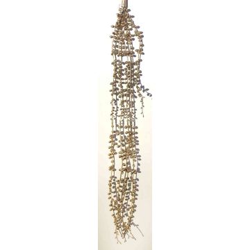 Artificial hanging plant Senecio SKERPA, spike, champagne, 30"/75cm