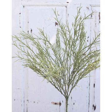 Artificial sedge RUSTY with panicles, green-grey, 18"/45cm