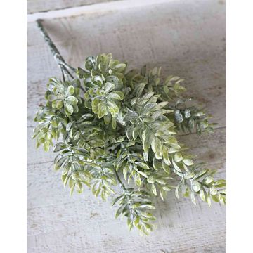 Artificial hop bush HASSO, spike, green-white, 12"/30cm