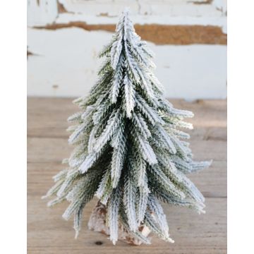 Artificial fir tree SORTA with snow, 10"/25cm