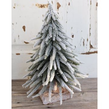 Artificial fir tree SORTA with snow, 14"/35cm