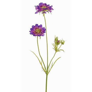 Artificial Scabiosa ANDIA, lilac-purple, 31"/80cm, Ø3.1"-4"/8-10cm