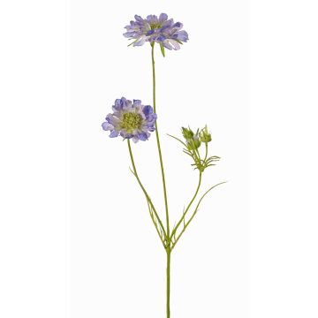 Artificial scabiosa ANDIA, blue-purple, 31"/80cm, Ø3.1"-4"/8-10cm