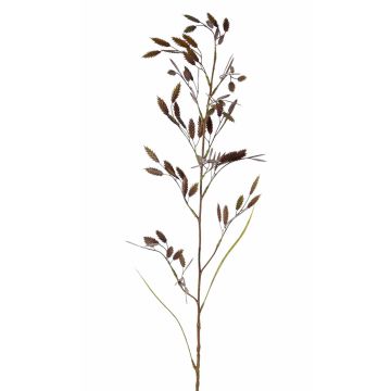Artificial Chasmanthium latifolium GENNA with ears, brown-green, 3ft/100cm