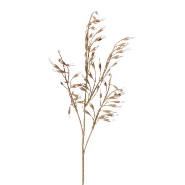 Artificial grass Arrhenatherum elatius branch TOIVO, ears, brown, 26"/65cm