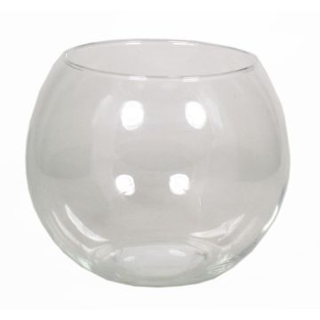 Glass lantern TOBI OCEAN, clear, 6"/15cm, Ø8"/20cm