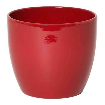 Ceramic pot for plants small TEHERAN BASAR, wine red, 2.6"/6,5cm, Ø3.3"/8,5cm