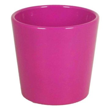 Ceramic pot for orchids BANEH, pink, 4.9"/12,5cm, Ø5.3"/13,5cm 
