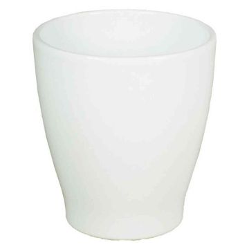 Ceramic pot for orchids MALAYER, white, 6"/15cm, Ø5.2"/13,2cm
