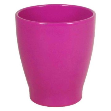 Ceramic pot for orchids MALAYER, pink, 6"/15cm, Ø5.2"/13,2cm