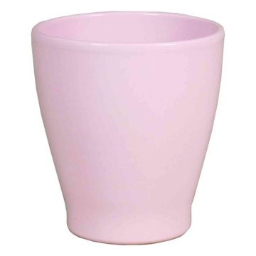 Ceramic pot for orchids MALAYER, light pink, 6"/15cm, Ø5.2"/13,2cm