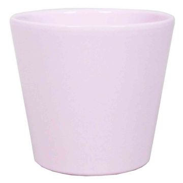 Ceramic pot for orchids BANEH, light pink, 4.9"/12,5cm, Ø5.3"/13,5cm 