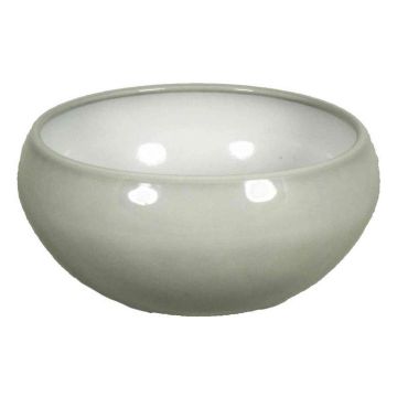 Grey plant bowl URMIA LAKE, ceramic, 4.1"/10,5cm, Ø8"/20,5cm