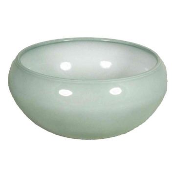 Grey-green plant bowl URMIA LAKE, ceramic, 4.1"/10,5cm, Ø8"/20,5cm