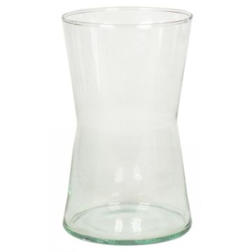 Glass vase LIZ OCEAN, clear, 8"/20cm, Ø4.7"/12cm