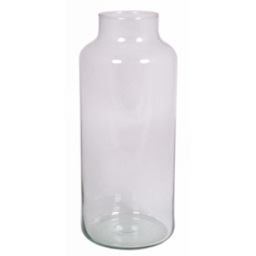 Glass table vase SIARA, clear, 14"/35cm, Ø6"/15cm