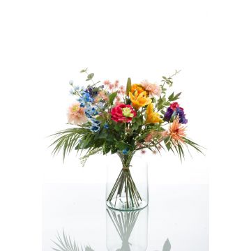 Artificial flower bouquet FEME, coloured, 24"/60cm, Ø16"/40cm