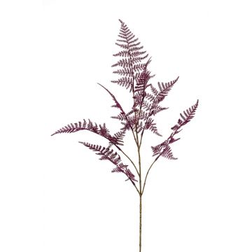 Artificial branch Asparagus plumosus ERVIN, violet, 33"/85cm