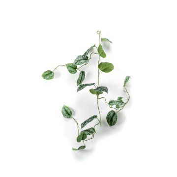 Artificial Satin pothos garland OBASI, green-white, 4ft/120cm